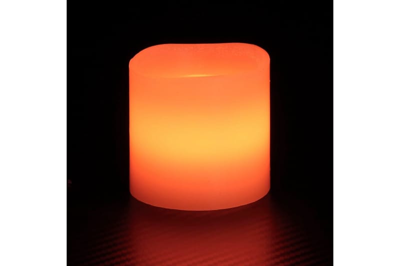 Flammefrie LED-stearinlys 24 stk med fjernkontroll varmhvit - Rosa - Belysning - Julebelysning - Øvrig julebelysning