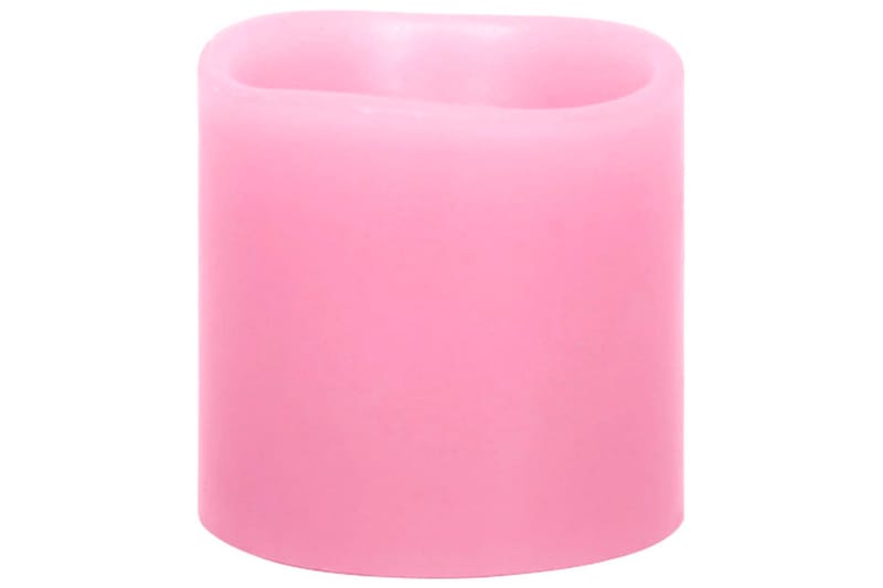 Flammefrie LED-stearinlys 24 stk med fjernkontroll varmhvit - Rosa - Belysning - Julebelysning - Øvrig julebelysning
