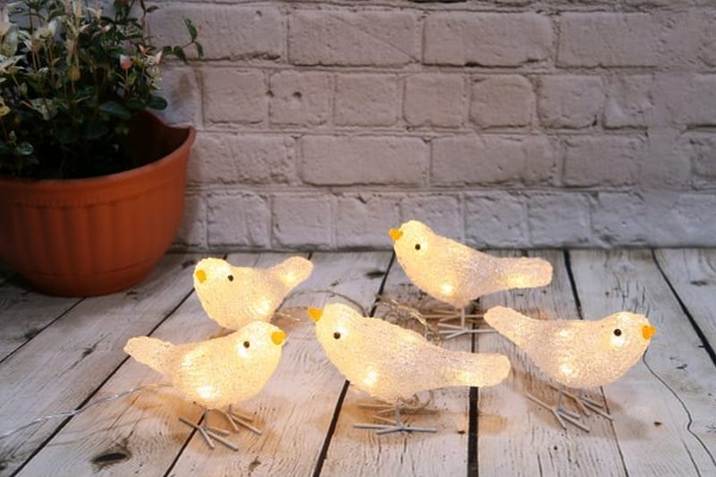 Pixie Fugler 5-set LED komplet - Pixie Design - Julebelysning - Øvrig julebelysning
