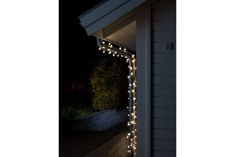Slynge 80 varmehvite LED Svart - Konstsmide - Øvrig julebelysning - Lysslynge