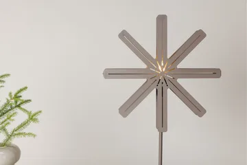 Säfsen Adventsstjerne / Julelampe 40 cm - Brun - Belysning - Julebelysning - Julestjerne & adventsstjerne - Adventsstjerne på fot