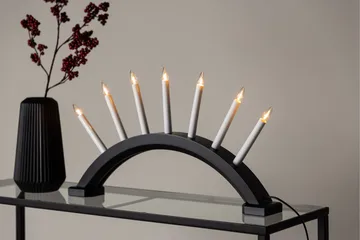 Kebnekaise Lysestake - Svart - Belysning - Julebelysning - Adventsstake