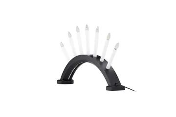 Kebnekaise Lysestake - Svart - Belysning - Julebelysning - Adventsstake