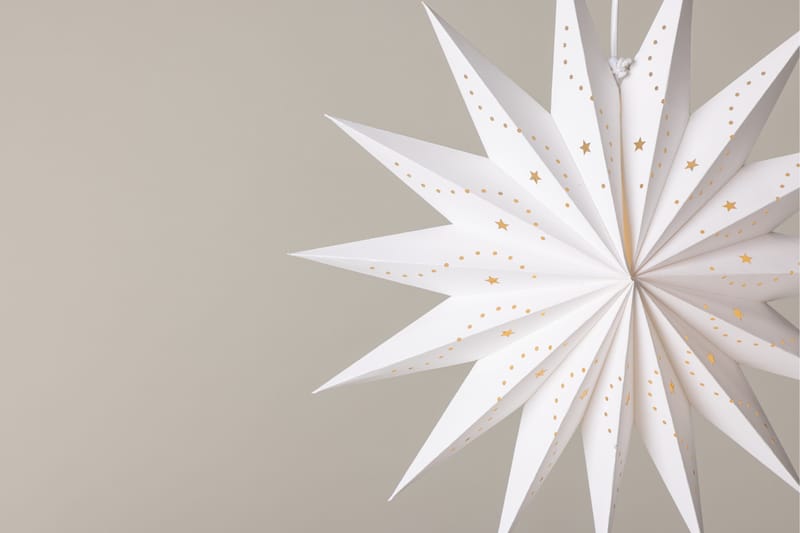 Lindvallen Adventsstjerne / Julelampe 51 cm - Hvid - Belysning - Julebelysning - Julelys