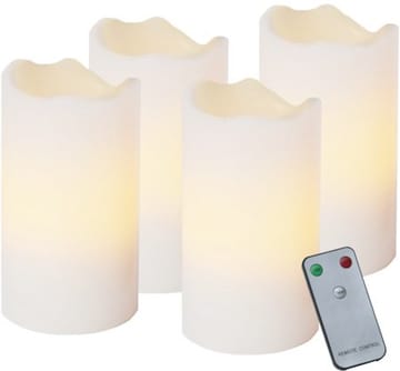 Advent LED-kubbelys 4-pakning 5 cm - hvit - Belysning - Julebelysning - Øvrig julebelysning