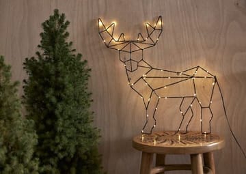 Cupid innendørsdekorasjon med belysning 47 cm - svart - Belysning - Julebelysning - Øvrig julebelysning