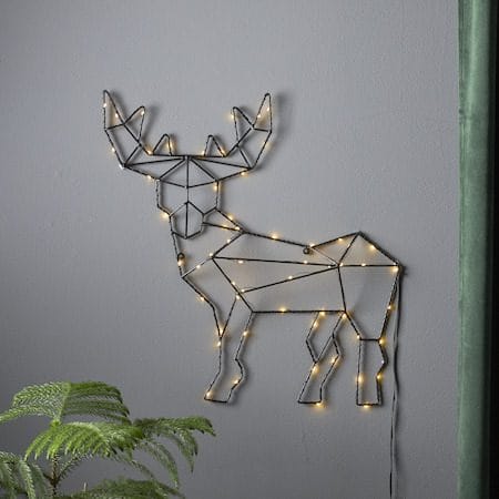Cupid innendørsdekorasjon med belysning 47 cm - svart - Belysning - Julebelysning - Øvrig julebelysning