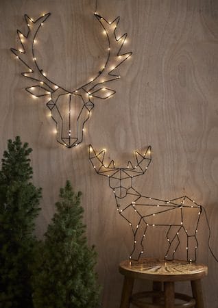 Cupid innendørsdekorasjon med belysning 52 cm - svart - Belysning - Julebelysning - Øvrig julebelysning