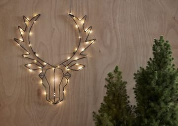 Cupid innendørsdekorasjon med belysning 52 cm - svart - Belysning - Julebelysning - Øvrig julebelysning