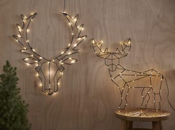 Cupid innendørsdekorasjon med belysning 52 cm - svart - Belysning - Julebelysning - Øvrig julebelysning