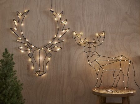 Cupid innendørsdekorasjon med belysning 52 cm - svart - Belysning - Julebelysning - Øvrig julebelysning