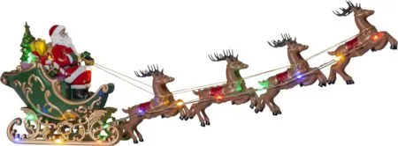 Deerville innendørsdekorasjon 48 cm - flerfarget - Belysning - Julebelysning - Øvrig julebelysning