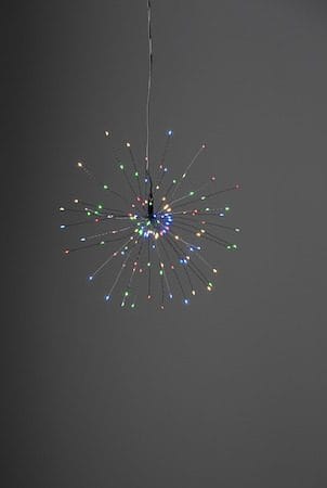 Firework hengende dekorasjonsbelysning 26 cm - svart - Belysning - Julebelysning - Øvrig julebelysning
