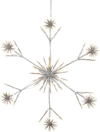 Flower Snowflake silhuett 60 cm - hvit - Belysning - Julebelysning - Julelys ute