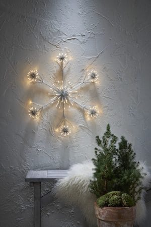 Flower Snowflake silhuett 60 cm - hvit - Belysning - Julebelysning - Julelys ute