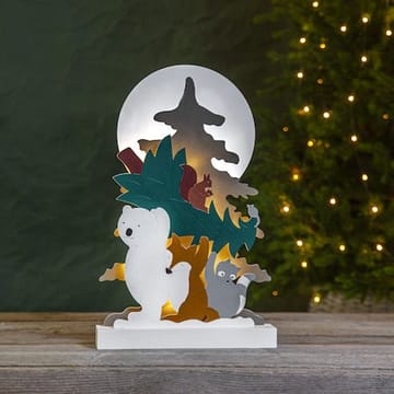 Forest Friends innendørs dekorasjonsbelysning 28 cm - flerfarget - Belysning - Julebelysning - Øvrig julebelysning