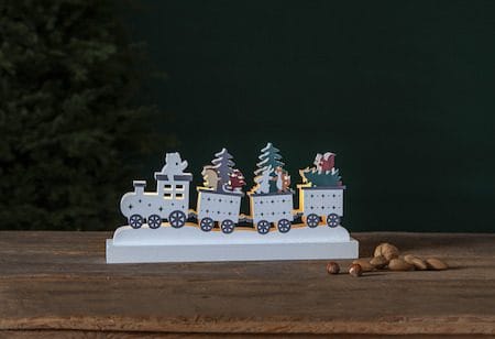 Forest Friends innendørs dekorasjonsbelysning 37 cm - flerfarget - Belysning - Julebelysning - Øvrig julebelysning