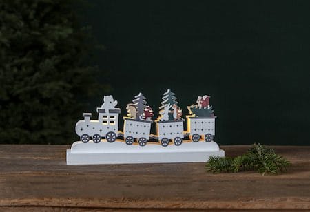 Forest Friends innendørs dekorasjonsbelysning 37 cm - flerfarget - Belysning - Julebelysning - Øvrig julebelysning