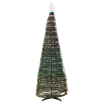 Gulvjuledekorasjon Saarloq - 55x55x188 cm - Belysning - Julebelysning - Juletrebelysning