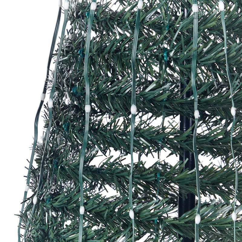 Gulvjuledekorasjon Saarloq - 55x55x188 cm - Belysning - Julebelysning - Julelys