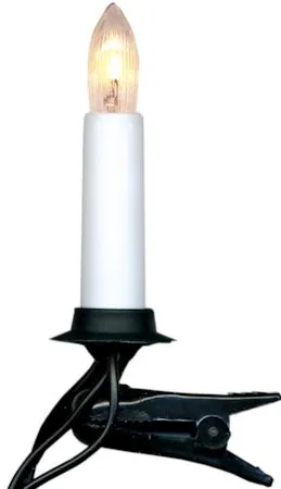 Jenny juletrebelysning 11 cm - hvit og grønn - Belysning - Julebelysning - Julelys