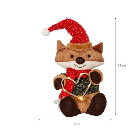 Joylight dekorasjonsfigur 12 cm - brun - Belysning - Julebelysning - Øvrig julebelysning