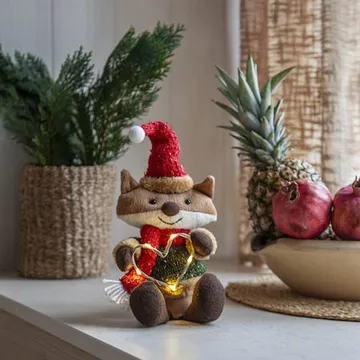 Joylight dekorasjonsfigur 12 cm - brun - Belysning - Julebelysning - Øvrig julebelysning