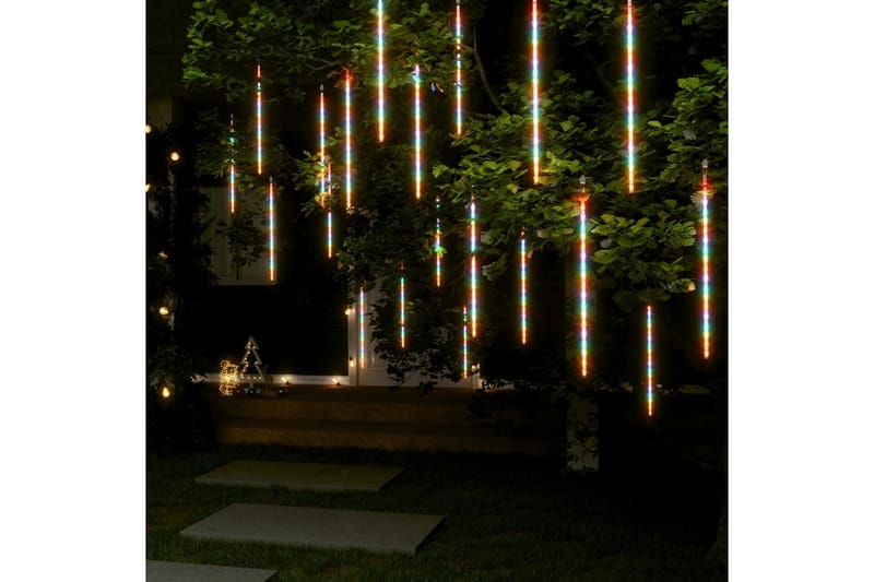 20stk Meteorlys 50 cm 720 LED innendørs og utendørs - Flerfarget - Julelys ute