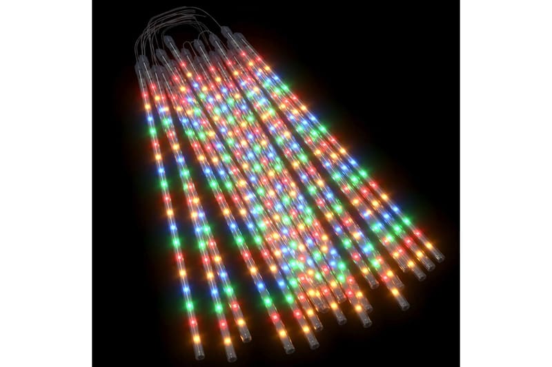 20stk Meteorlys 50 cm 720 LED innendørs og utendørs - Flerfarget - Julelys ute