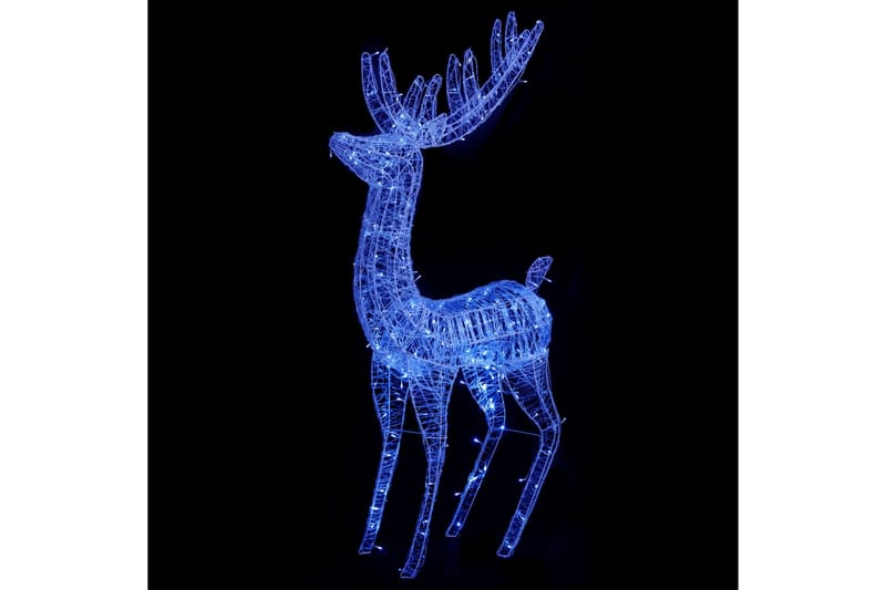 Julereinsdyr akryl 250 LED 180 cm blå - Blå - Julelys ute