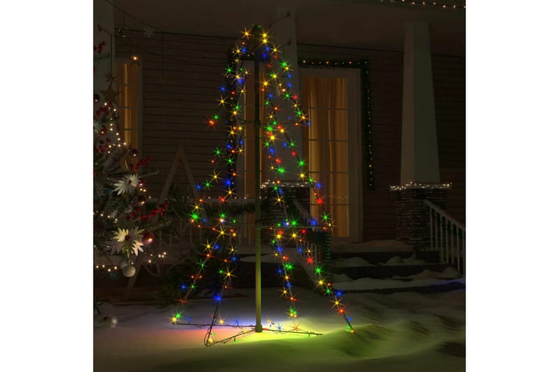 Juletre kjegle 160 LED innendørs og utendørs 78x120 cm - Julelys ute