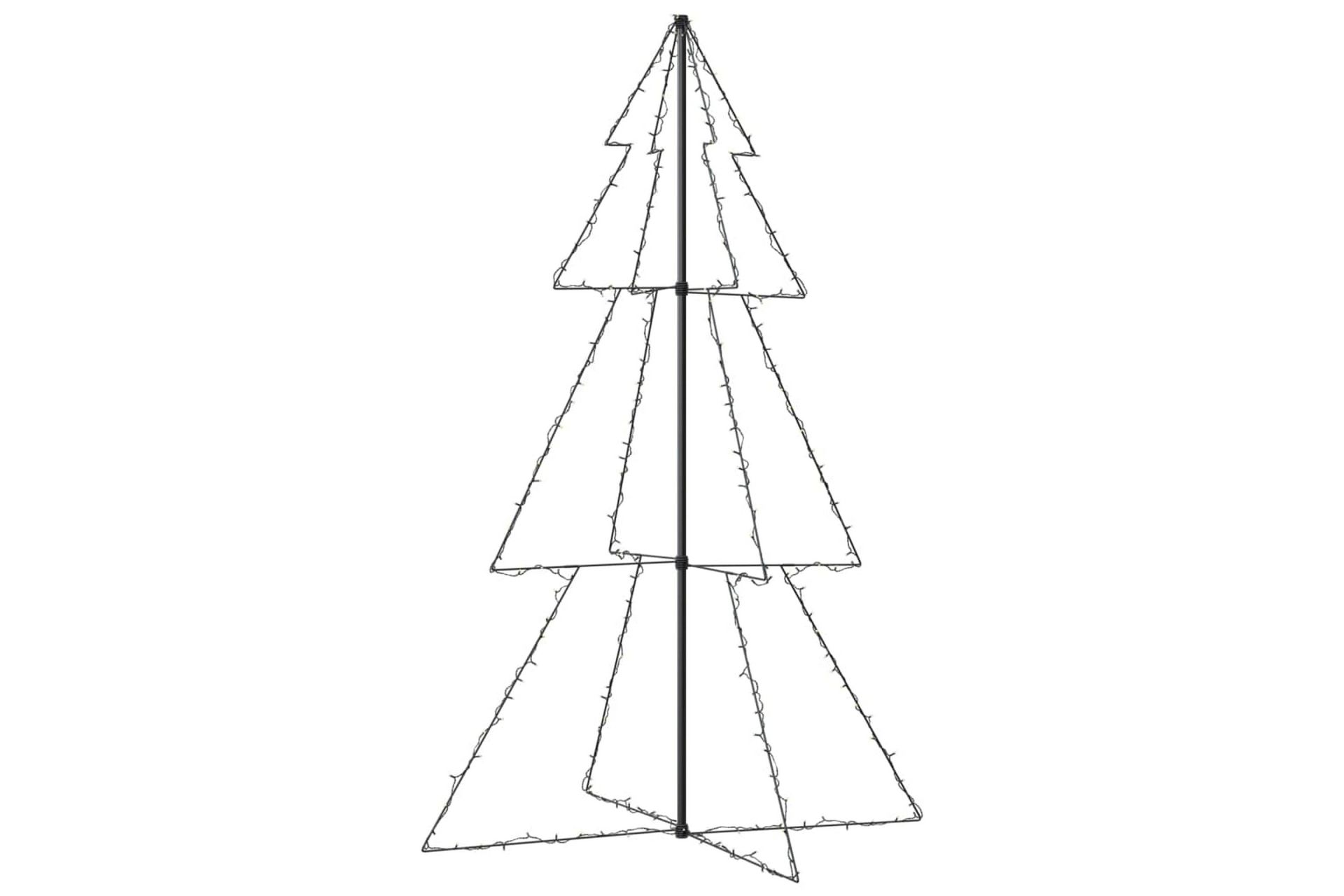 Juletre kjegle 240 LED innendørs og utendørs 118x180 cm - Belysning - Julebelysning - Julelys ute