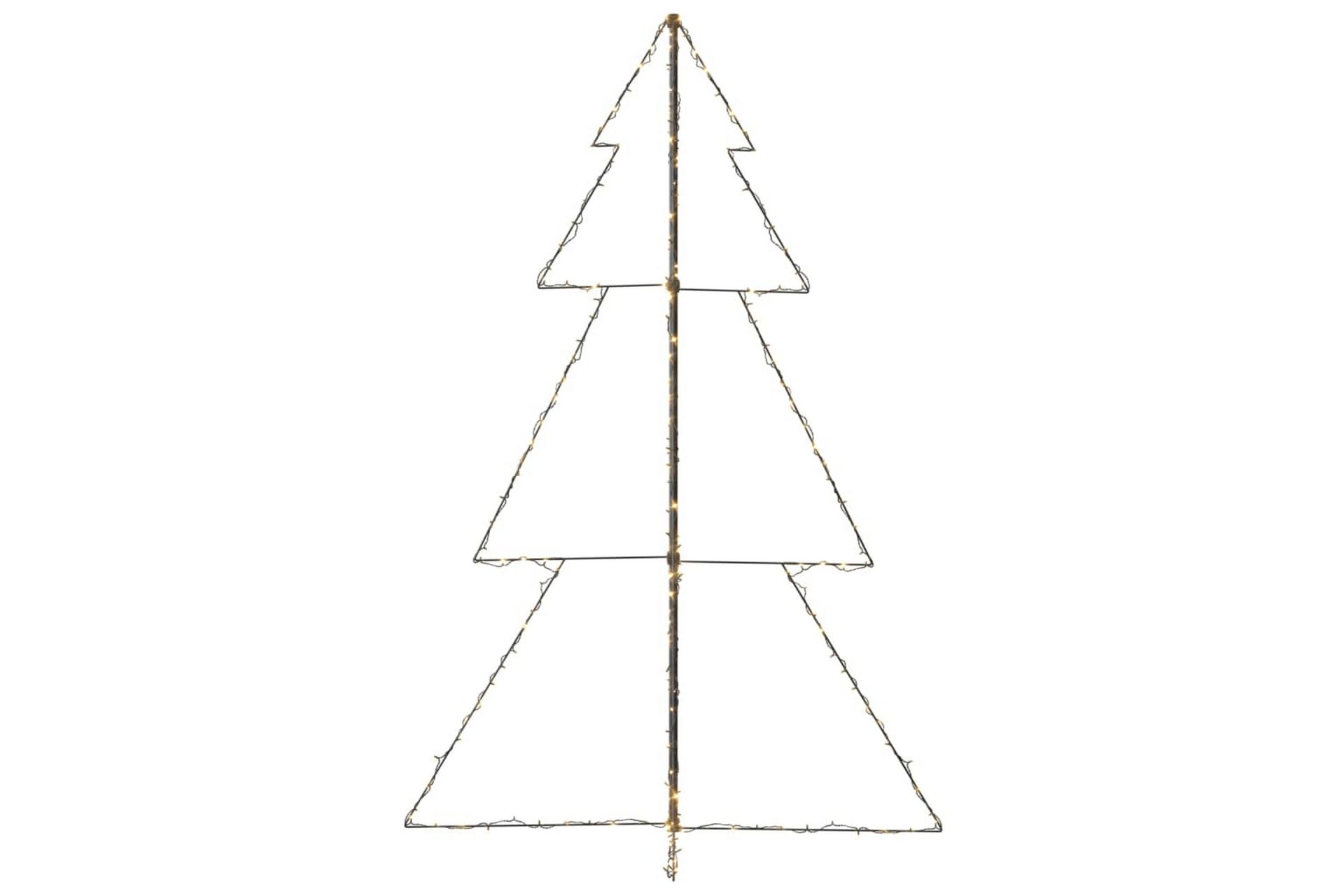 Juletre kjegle 240 LED innendørs og utendørs 118x180 cm - Belysning - Julebelysning - Julelys ute