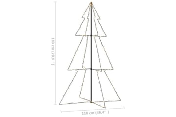 Juletre kjegle 240 LED innendørs og utendørs 118x180 cm - Belysning - Julebelysning - Julelys ute