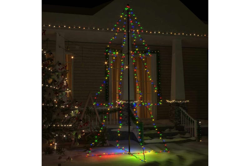 Juletre kjegle 300 LED innendørs og utendørs 120x220 cm - Julelys ute