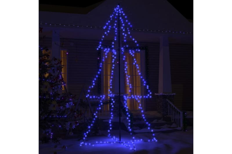 Juletre kjegle 300 LED innendørs og utendørs 120x220 cm - Julelys ute