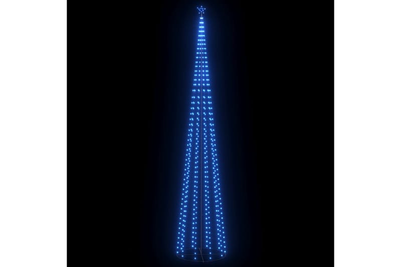 Juletre kjegle 752 blå lysdioder 160x500 cm - Blå - Julelys ute