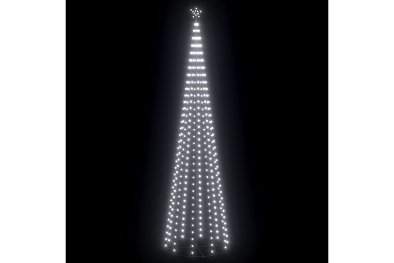 Juletre kjegle 752 kaldt hvitt lysdioder 160x500 cm - Hvit - Julelys ute