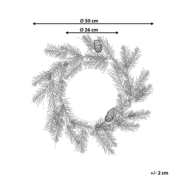 Julekrans Whitehorn - Innredning - Julepynt & helgedekorasjon - Julepynt & juledekorasjon - Julekrans