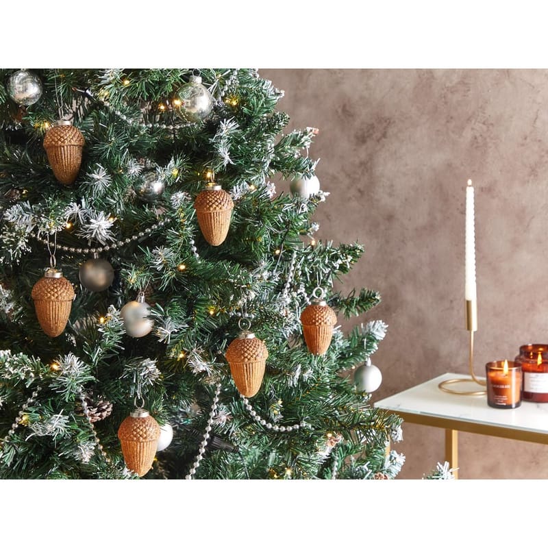 Julekule Ambre Sett med 6 - Innredning - Julepynt & helgedekorasjon - Julepynt & juledekorasjon - Juletrepynt & julekuler