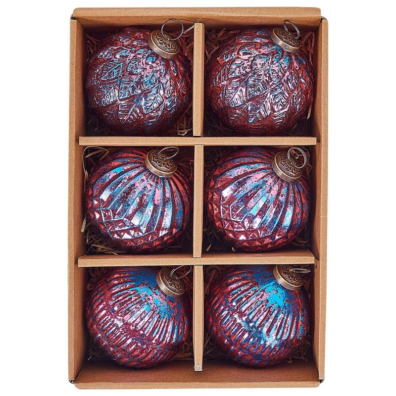 Julekule Astral Sett med 6 - Innredning - Julepynt & helgedekorasjon - Julepynt & juledekorasjon - Juletrepynt & julekuler