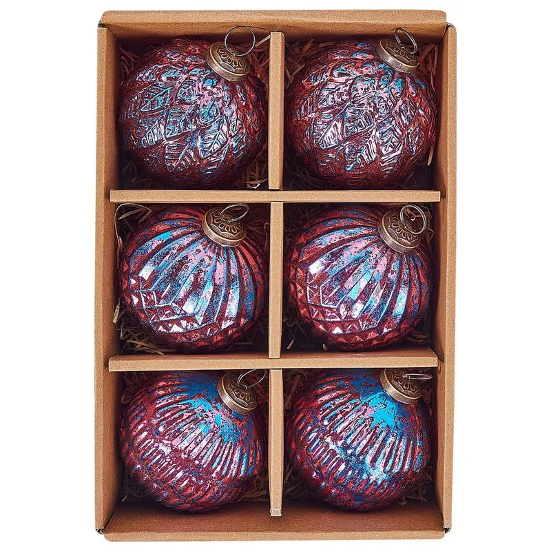 Julekule Astral Sett med 6 - Innredning - Julepynt & helgedekorasjon - Julepynt & juledekorasjon - Juletrepynt & julekuler