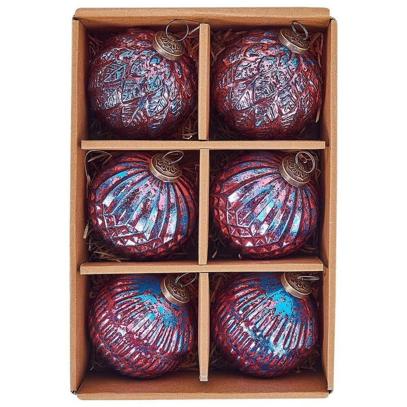 Julekule Astral Sett med 6 - Innredning - Julepynt & helgedekorasjon - Julepynt & juledekorasjon - Juletrepynt & julekuler