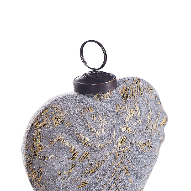 Julekule Feriable Set med 8 - Grå, Gull, Sølv - Innredning - Julepynt & helgedekorasjon - Julepynt & juledekorasjon - Juletrepynt & julekuler