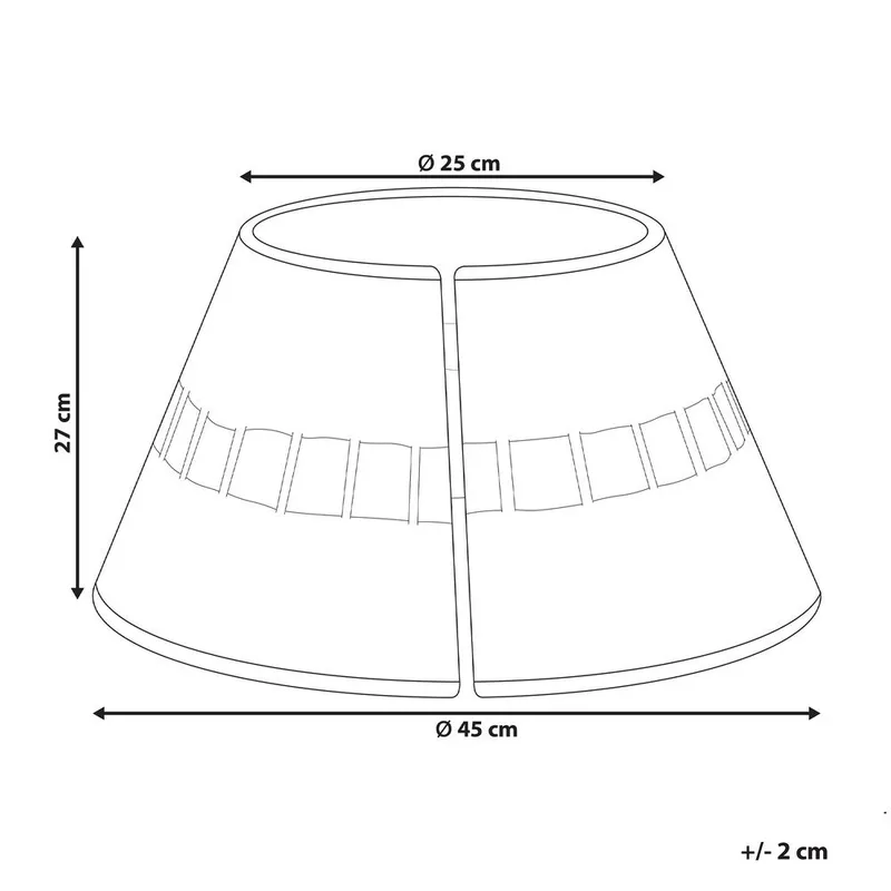Juletrefot Marche - 45x45x27 cm - Innredning - Julepynt & helgedekorasjon - Julepynt & juledekorasjon - Juletrefot