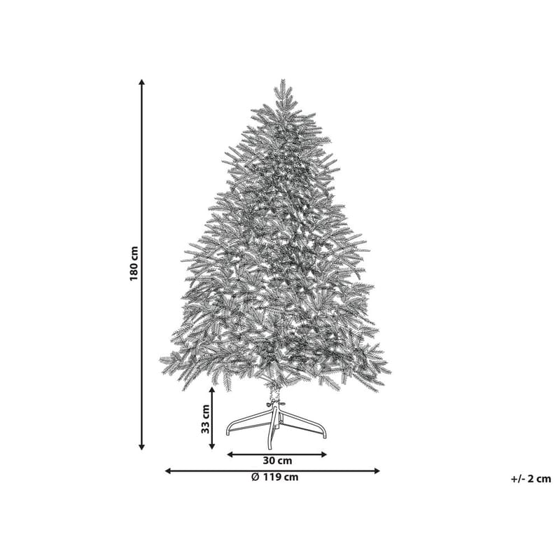 Kunstig Juletre Fiddle - 119x119x180 cm - Innredning - Julepynt & helgedekorasjon - Julepynt & juledekorasjon - Plastjuletre