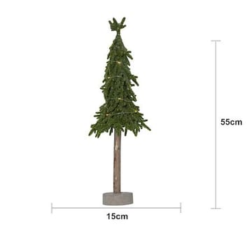 Lummer dekorasjonstre 55 cm - grønn - Belysning - Julebelysning - Øvrig julebelysning