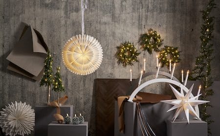 Lummer dekorasjonstre 55 cm - grønn - Belysning - Julebelysning - Øvrig julebelysning
