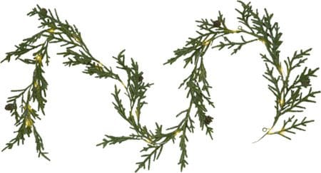 Lummer girlander 180 cm - grønn - Belysning - Julebelysning - Øvrig julebelysning