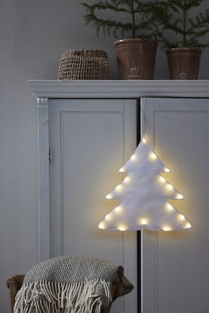 Milla hengende dekorasjon 40 cm - hvit - Belysning - Julebelysning - Øvrig julebelysning